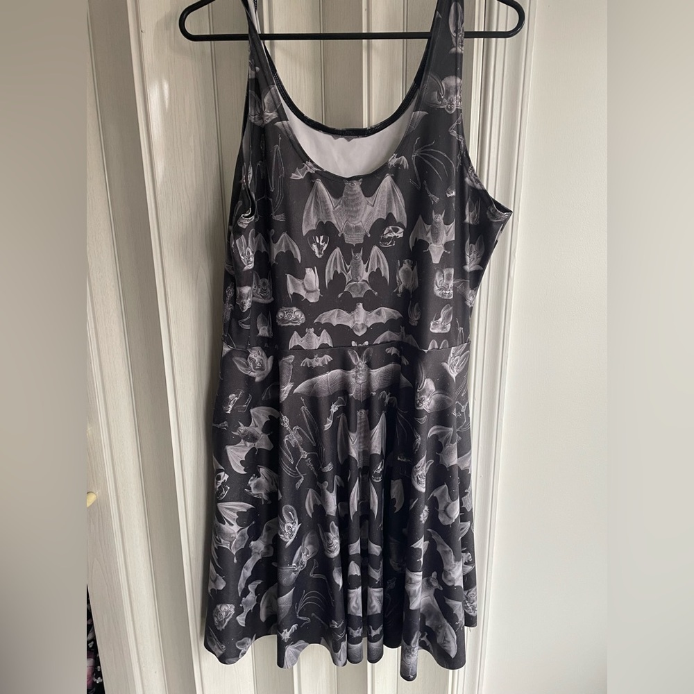 Black Milk Gone Batty skater dress, XL